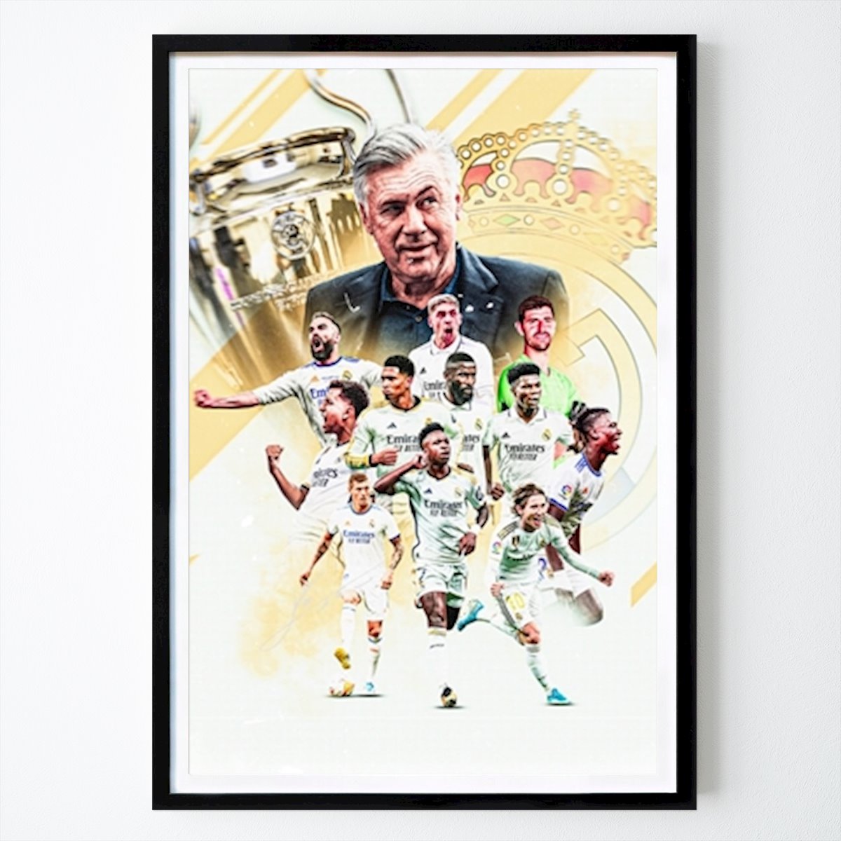 Calcio Poster: Hala Madrid 2024 di Moca Safari