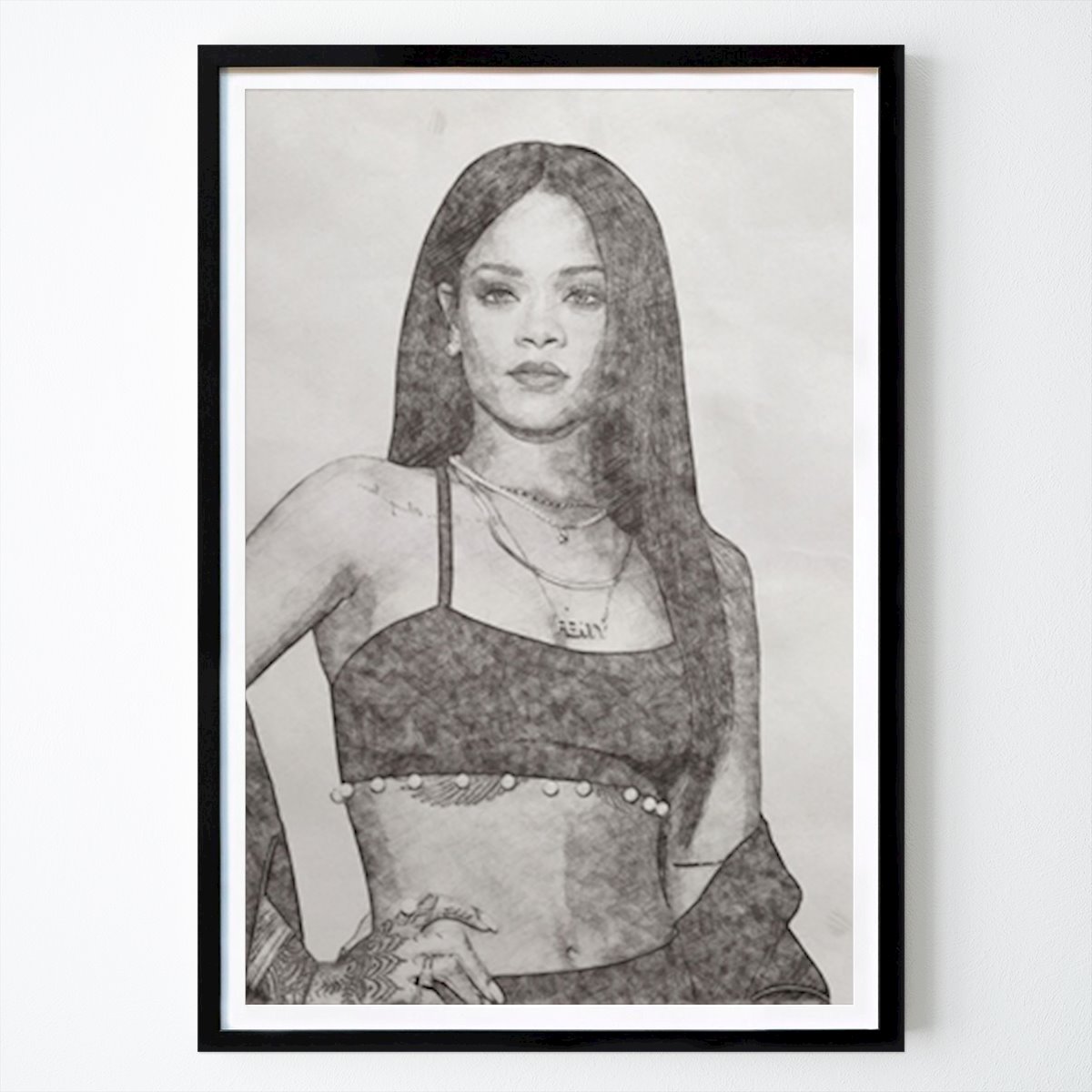 Fotokonst Poster: Rihanna (3) av AMY