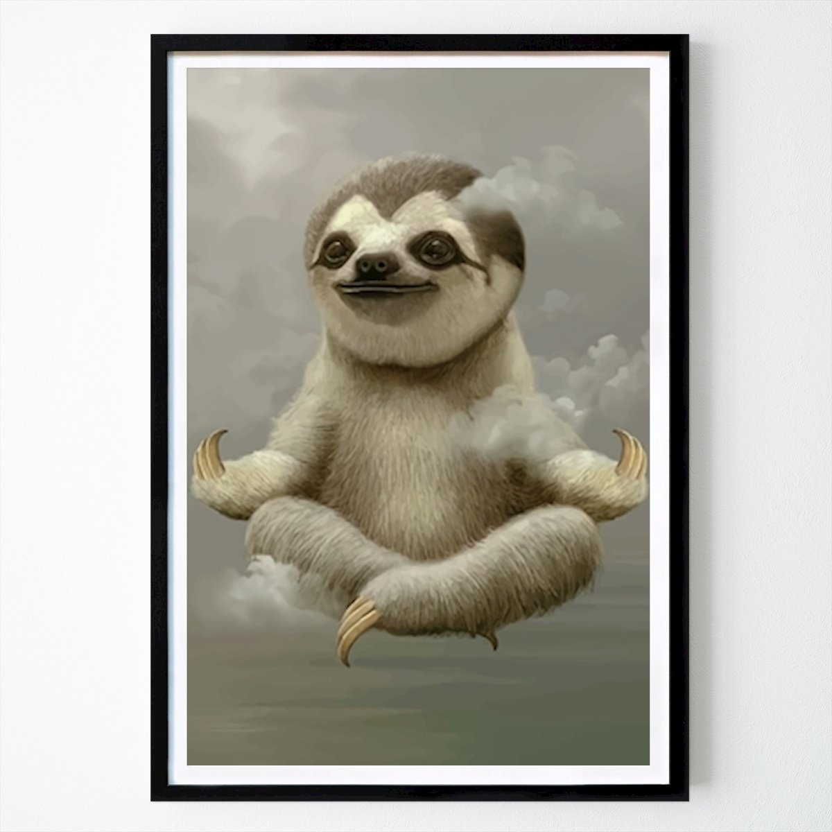 Animals Poster: Slow loris meditating by Marvel Mix