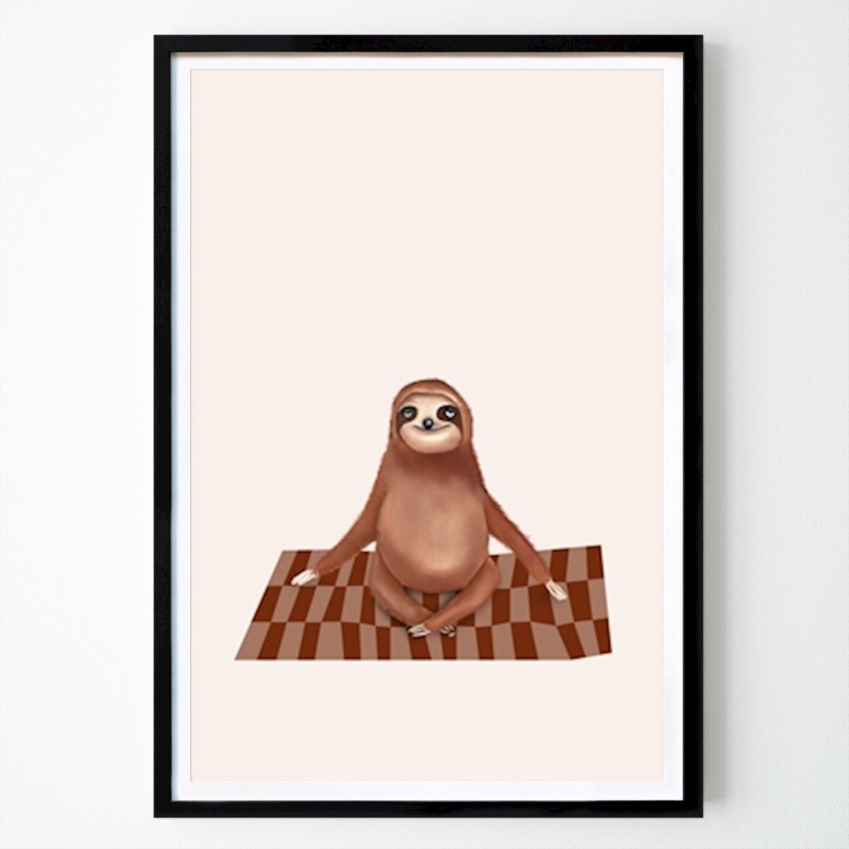 Yoga Plakat: Defekt Roberto av Dori ́s Prints