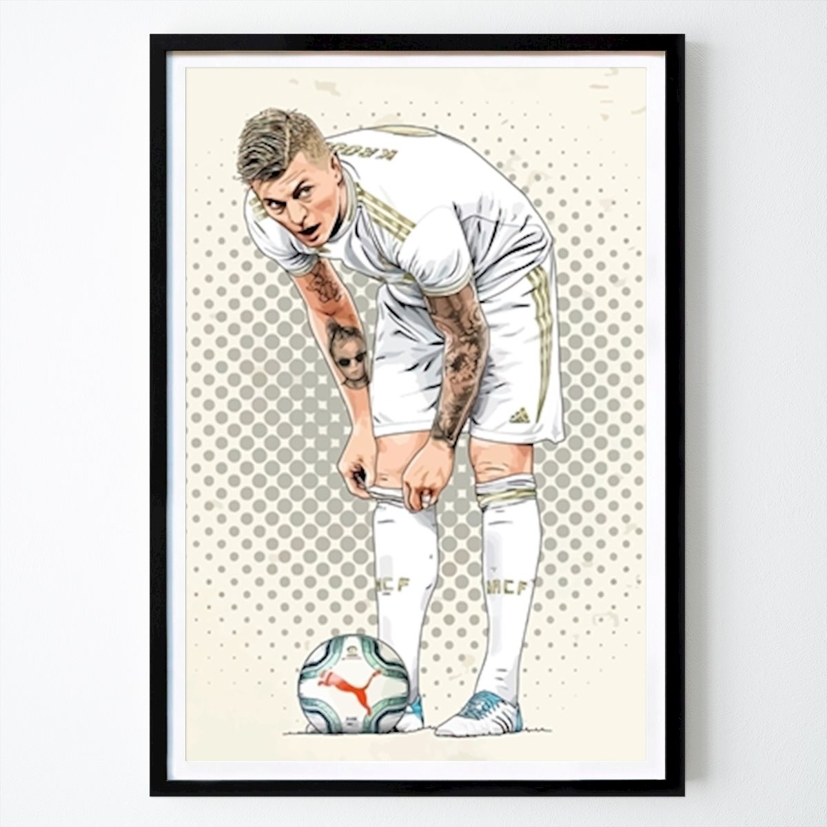 Football Affiche: Toni Kroos par Sport facter