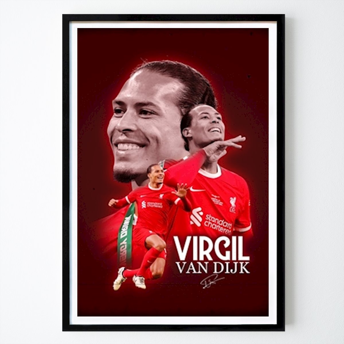 Ocio Póster: Van Dijk Liverpool de Atonio