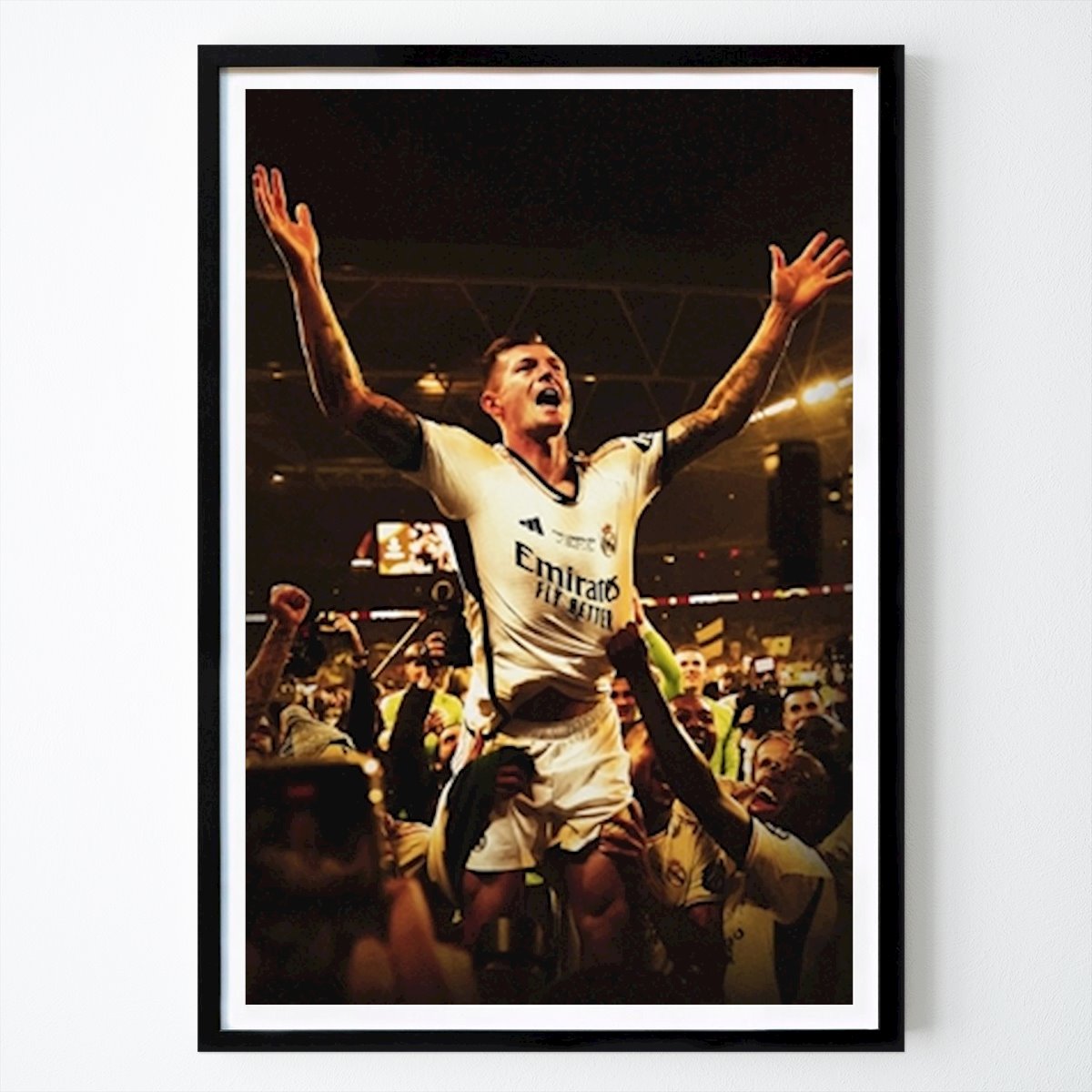 Fodbold Plakat: Toni Kroos Real Madrid affisch av SixDesignShop