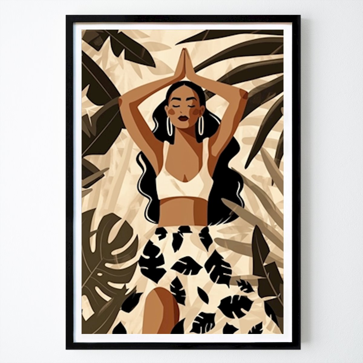 Yoga Poster: Yoga Boho de Frank Daske