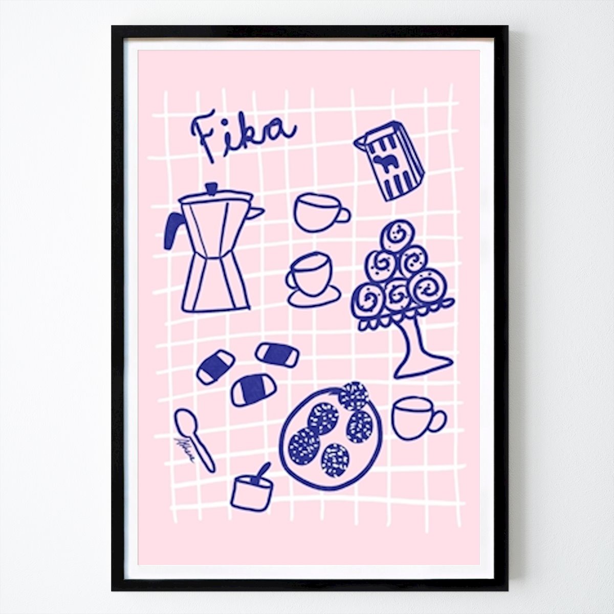 Kjøkken Plakat: Svensk Fika av Athene Fritsch