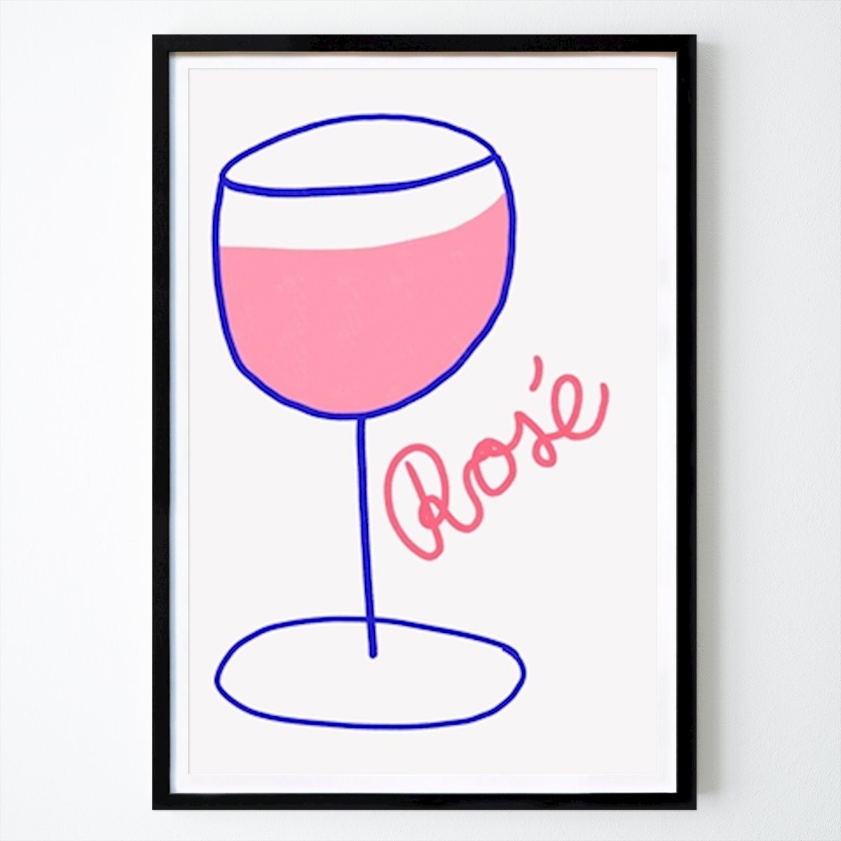 Blomster & Planter Plakat: Glas rosé av Athene Fritsch