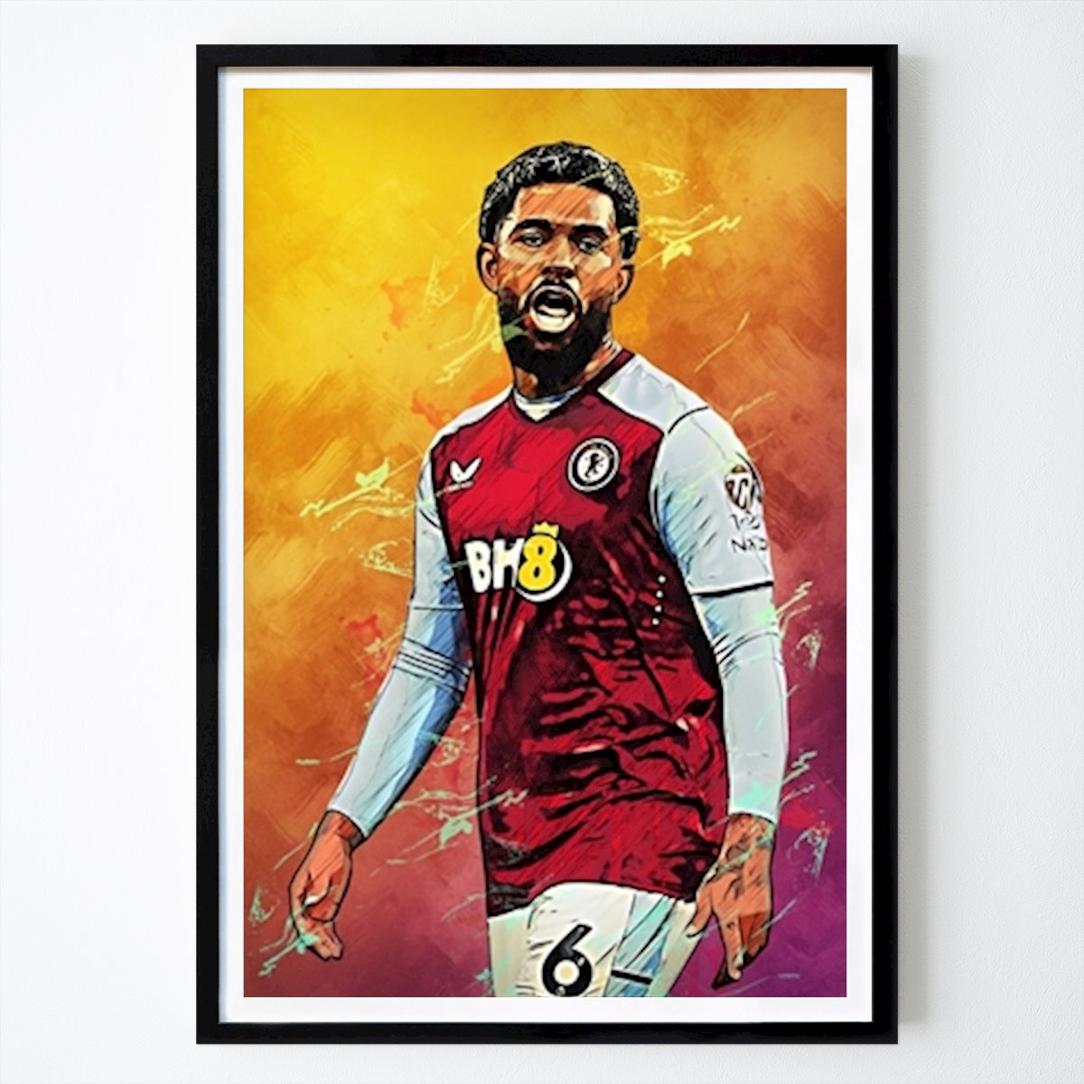 Hobby Plakat: Douglas Luiz av Malin Art