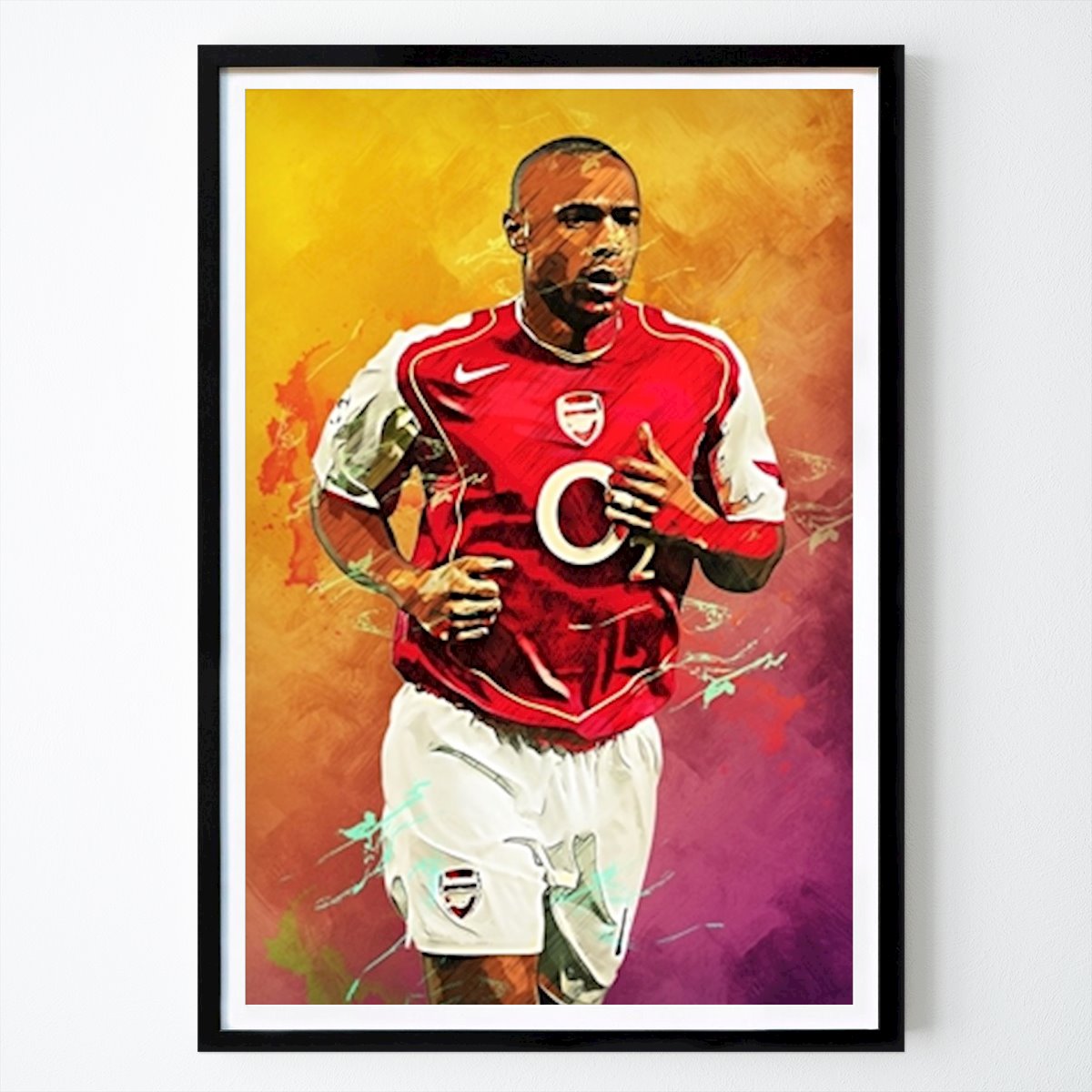Futebol Poster: Thierry Henrique de Malin Art