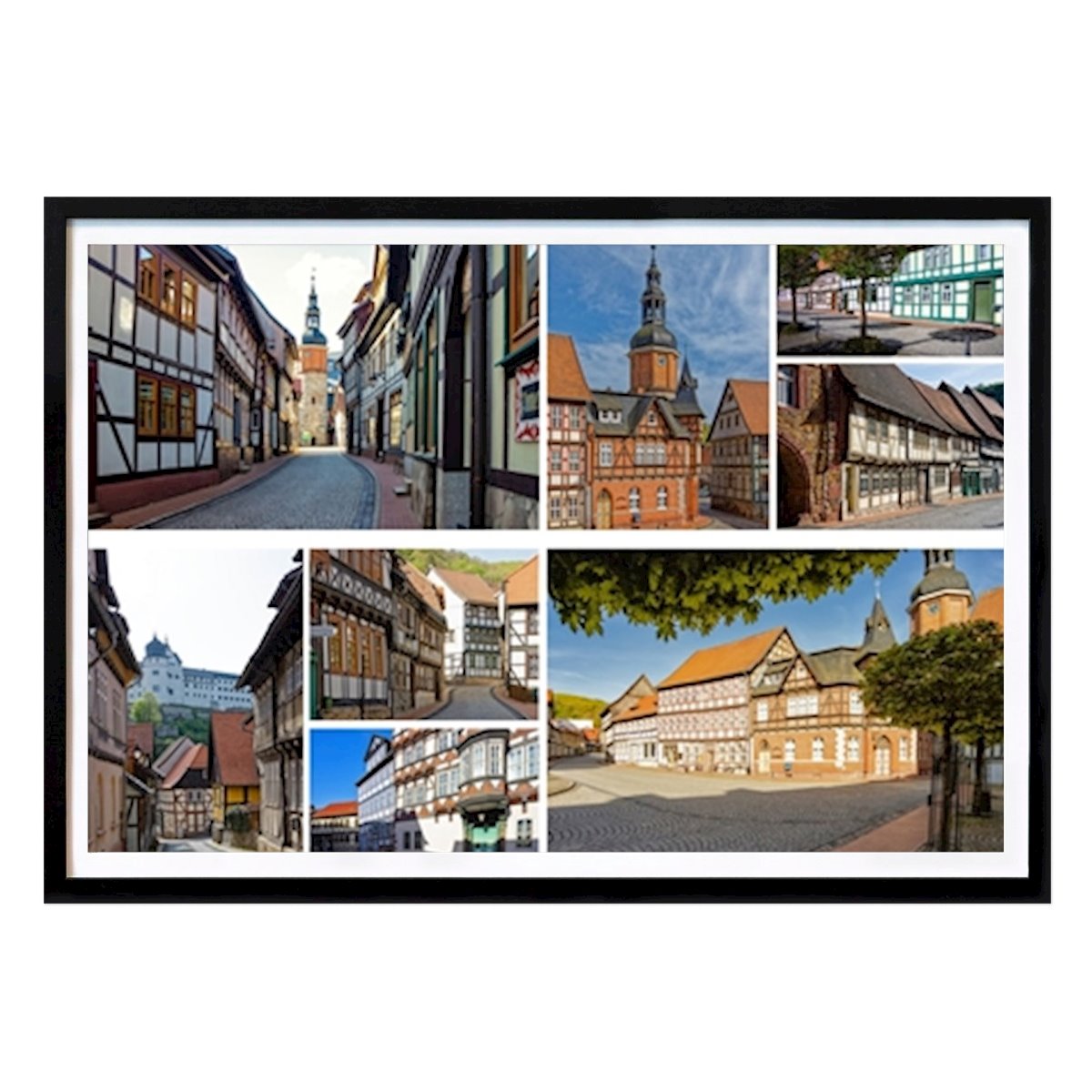 Retro & Vintage Póster: Collage Stolberg im Harz de Steffen Rudolph
