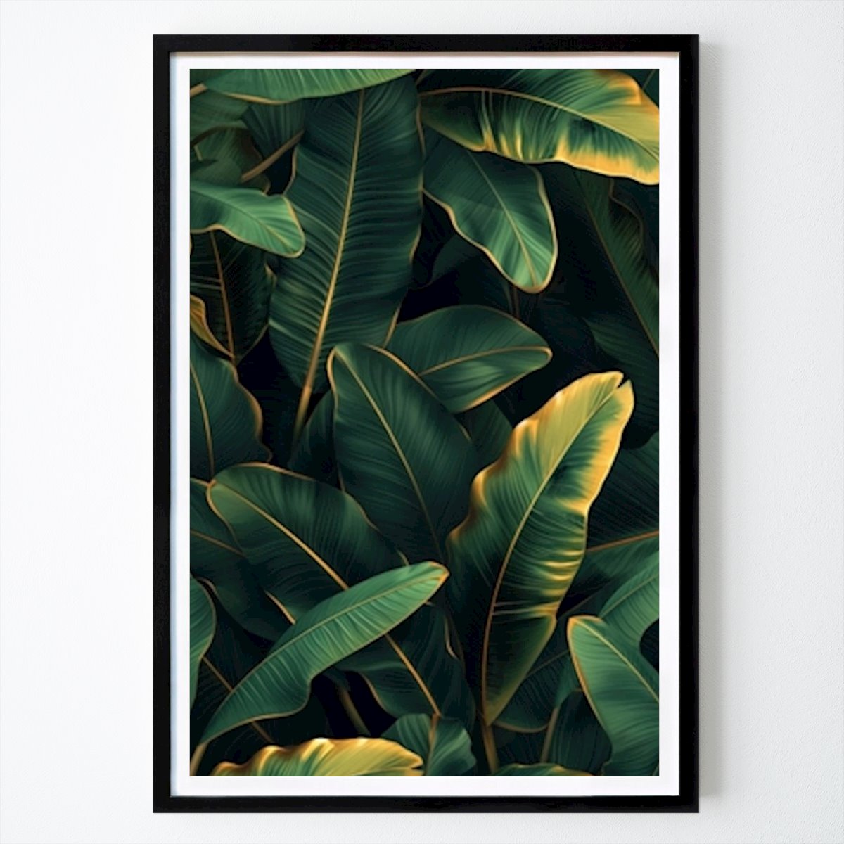 Sprüche Poster: Bambus Blattgold von Morgan Yon