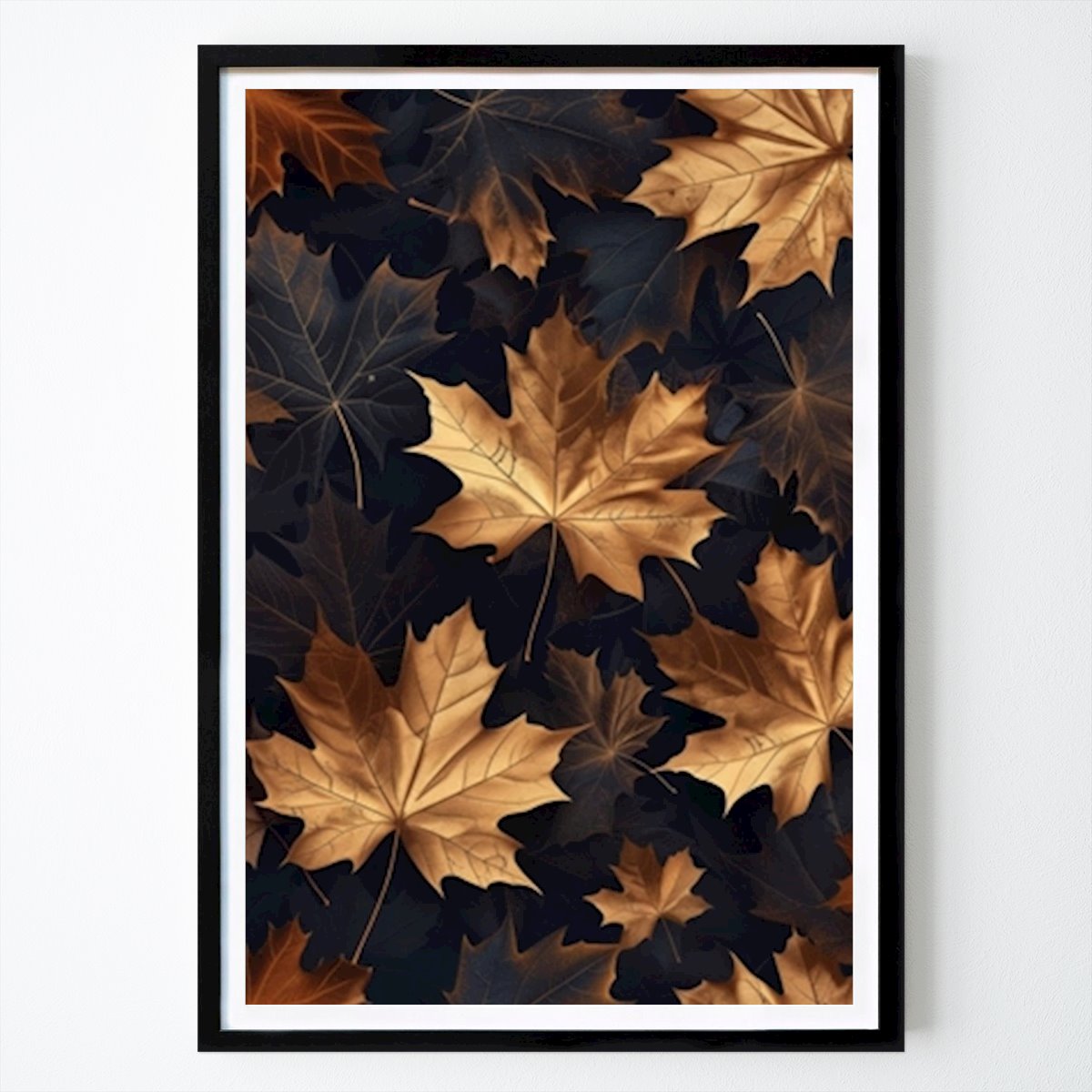 Citation & Text Poster: Maple Gold Leaf by Morgan Yon