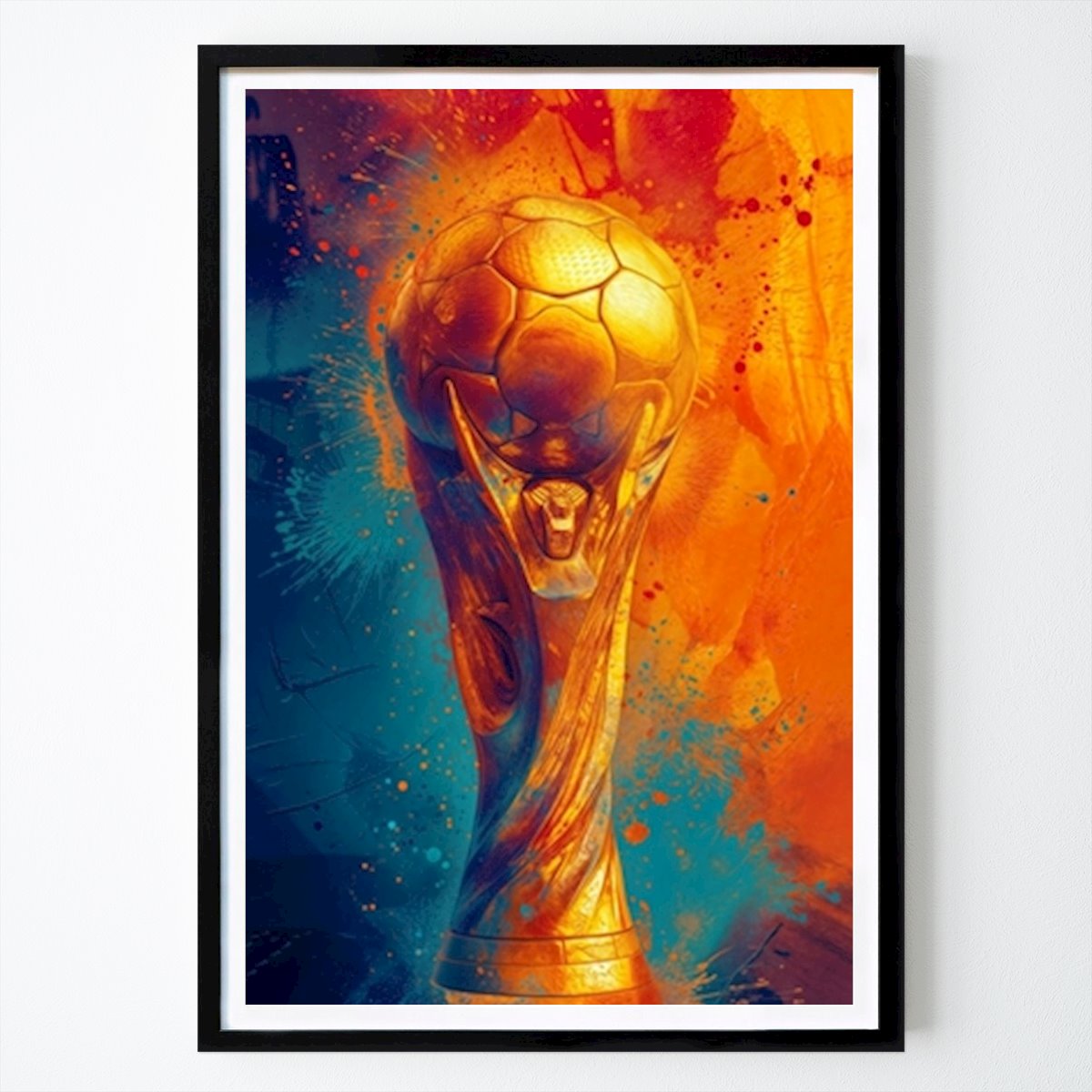 Illustration Poster: Gold cup by Aniano