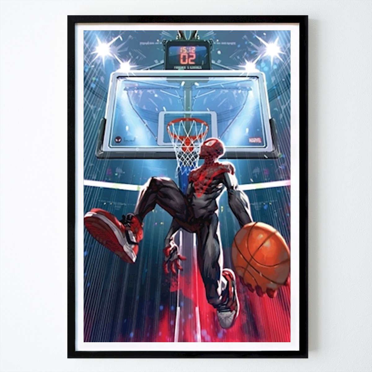 Basketball Poster: Lustiger Ball von Ghani tyasing
