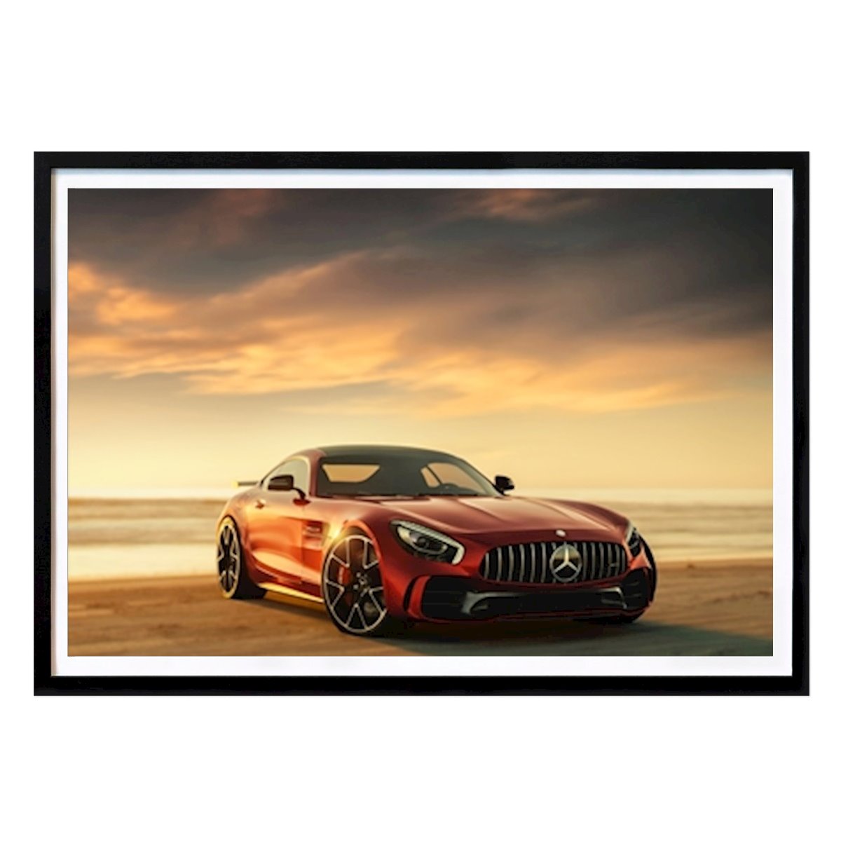 Bil Plakat: Mercedes Benz Amg Gt CGI av Cek art