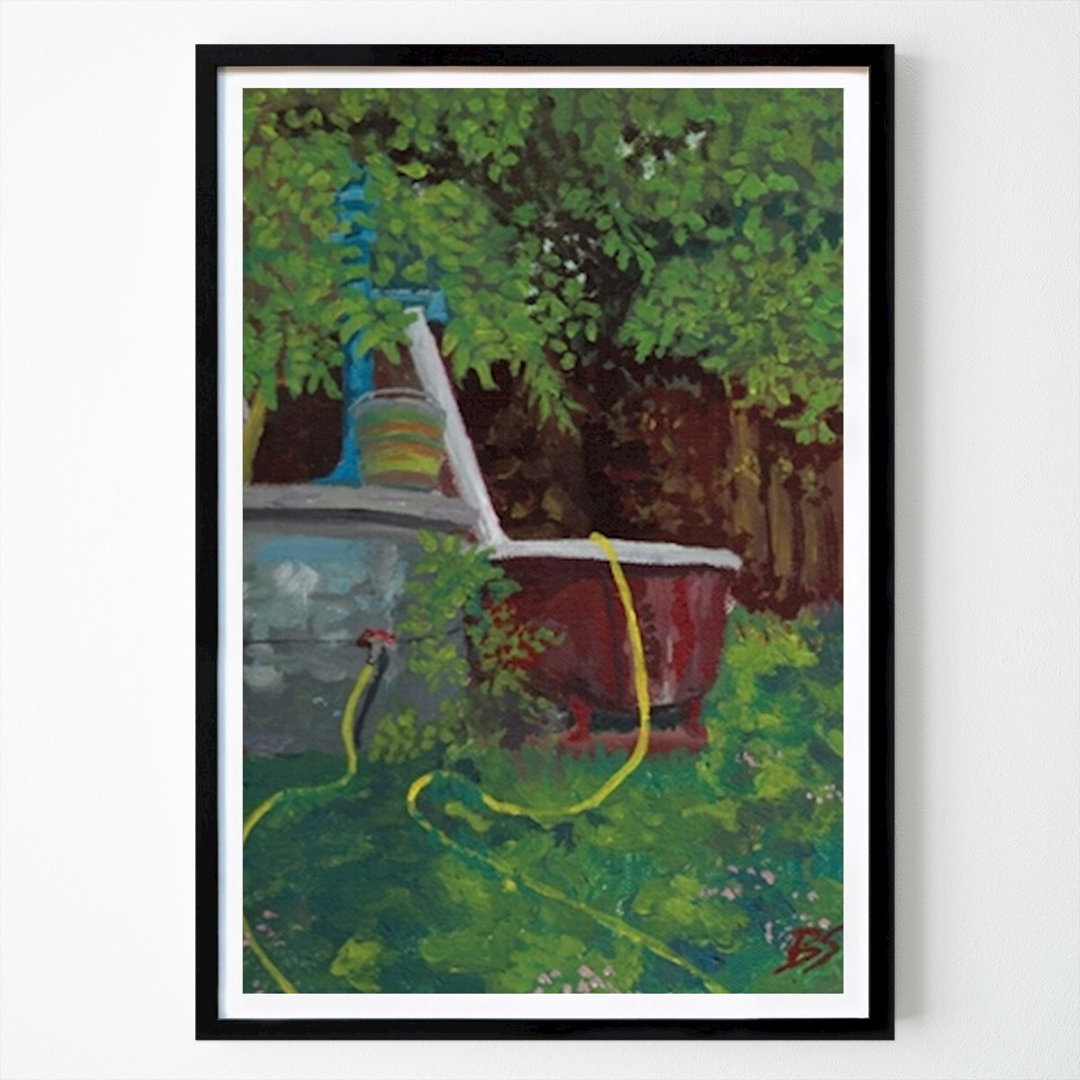 Botanical Poster: Well in Bohemian Paradise by Bája s