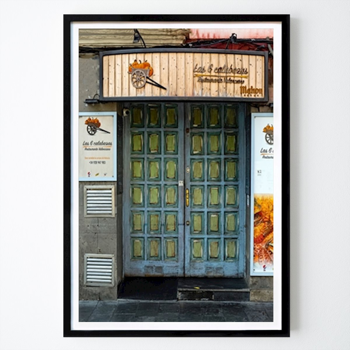 Architecture & Design Poster: Door to a shop by Bodil Lindell