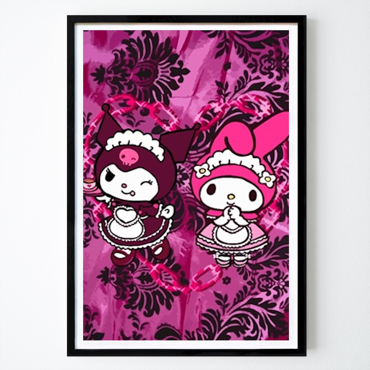 Illustration Poster: Kuromi & Melody von Iwan