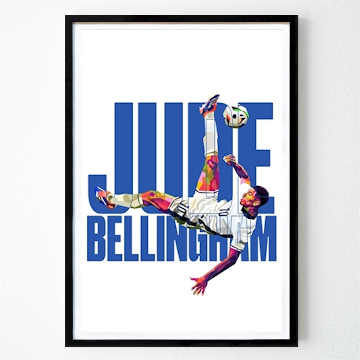 Pop Art Poster: Jude Bellingham cykel spark av Awang Widyatama