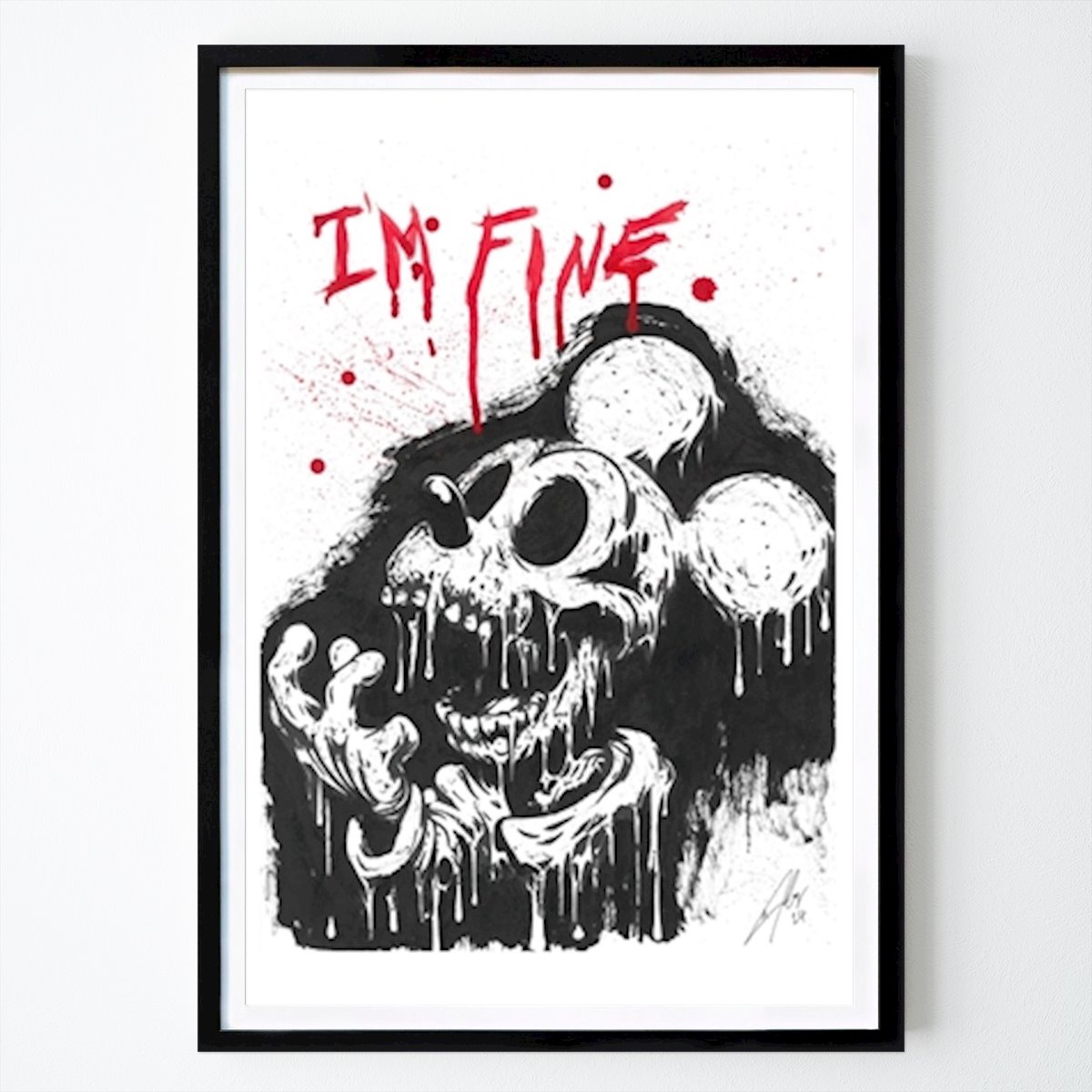 Pop Art Poster: I'm fine by Michael Albert Finlay