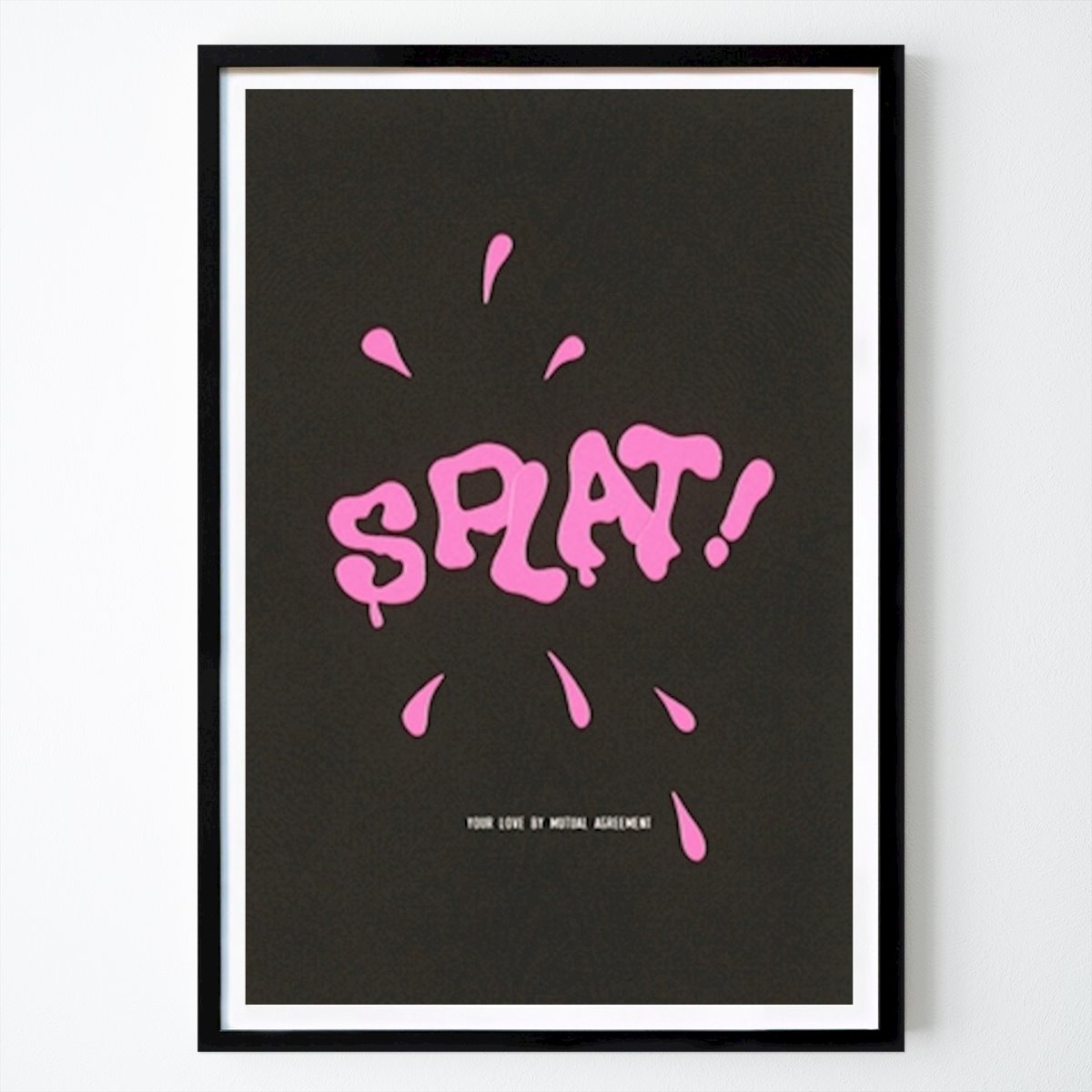 Pop Art Poster: Splat von Jonas Loose