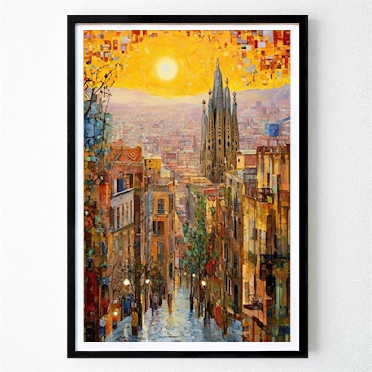 Abstrait Affiche: Barcelone1979 par LucasStudio