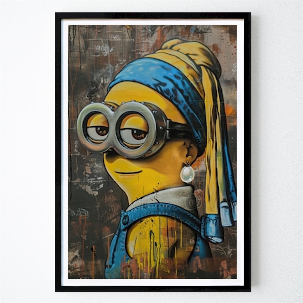 Dyr Plakat: Minion med perleøredobber av Decker Studios
