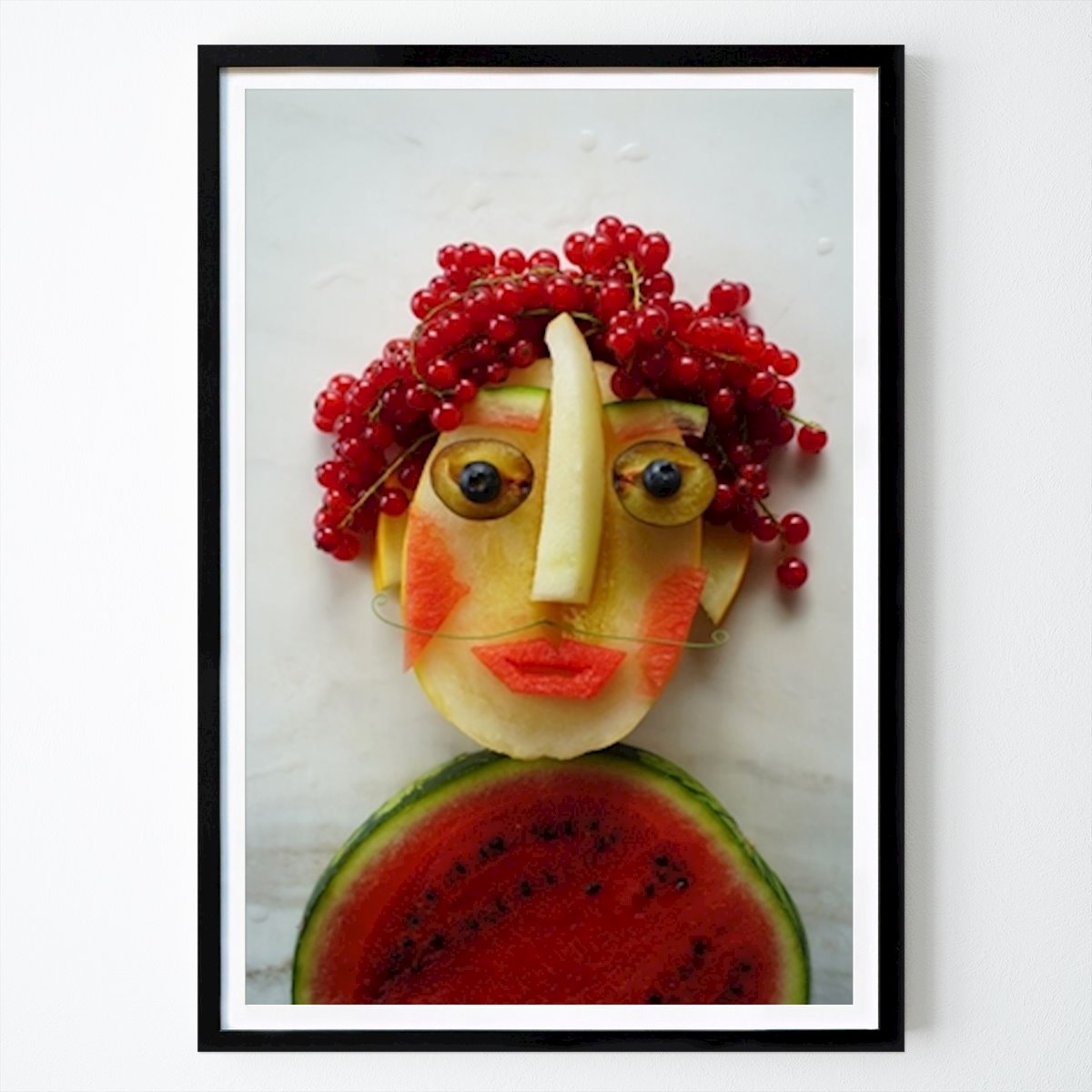 Botanical Poster: Fruit and vegetable portrait. by Julija Ogrodowski