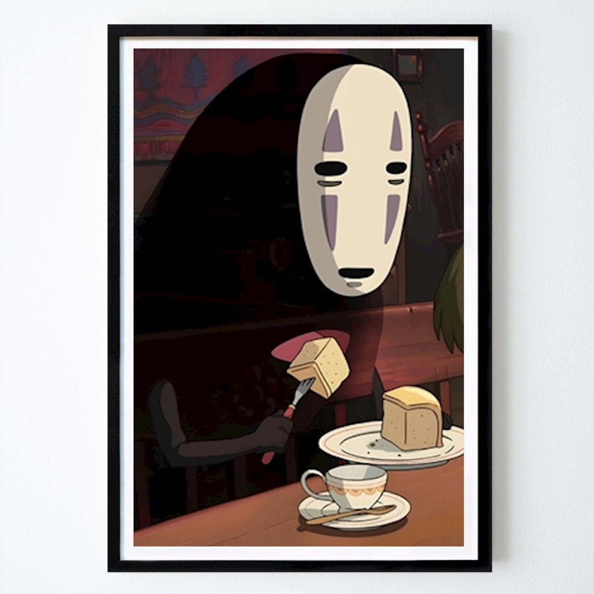 Küchen Poster: Kaonashi Kuchen essen von Buddywish