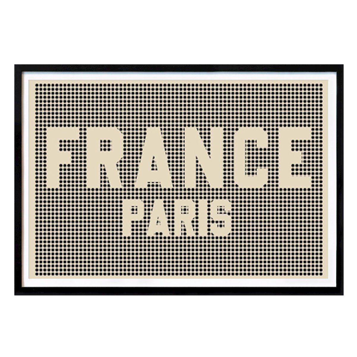 Bauhaus Poster: Frankrike Paris av Lars Gustafsson
