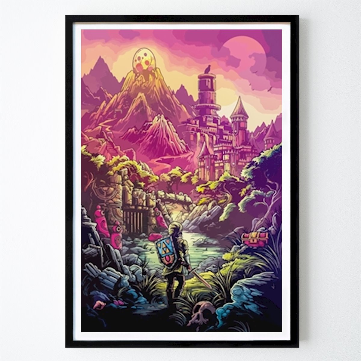 Retro & Vintage Plakat: Legenden om Zelda av Proven Art