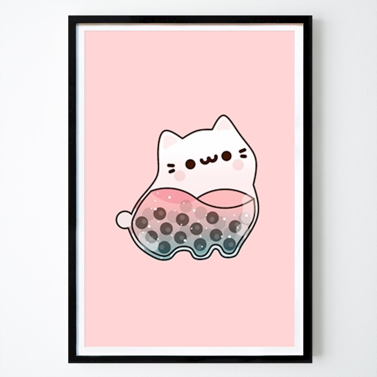 Djur Poster: Boba katt av Ernest Ng