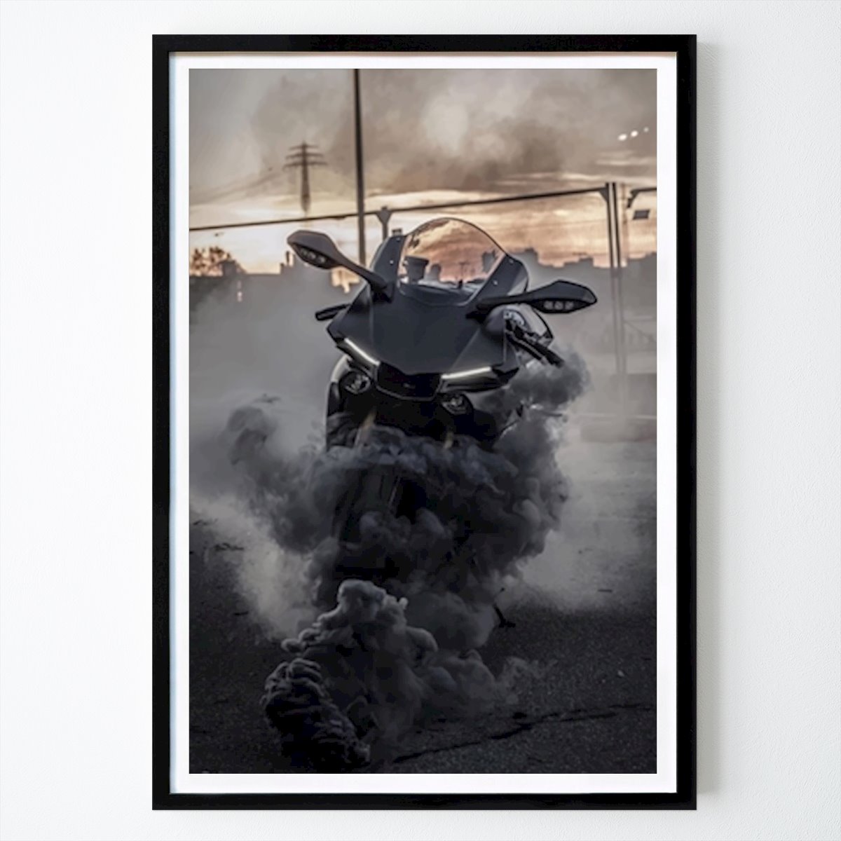 Retro & Vintage Poster: Yamaha R1M by McQueen