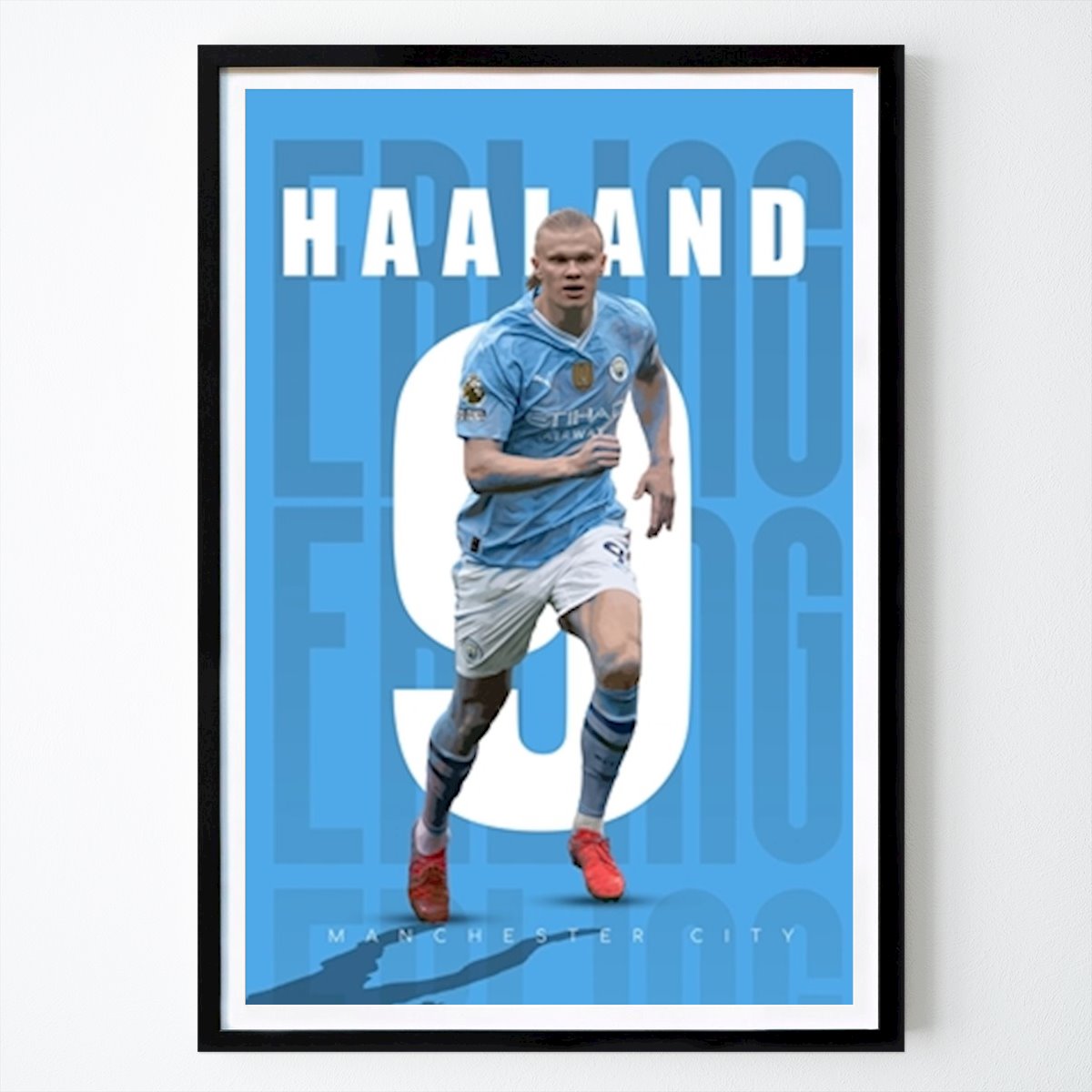 Tempo libero Poster: Erling Haaland Manchester City di XVAIO STORE