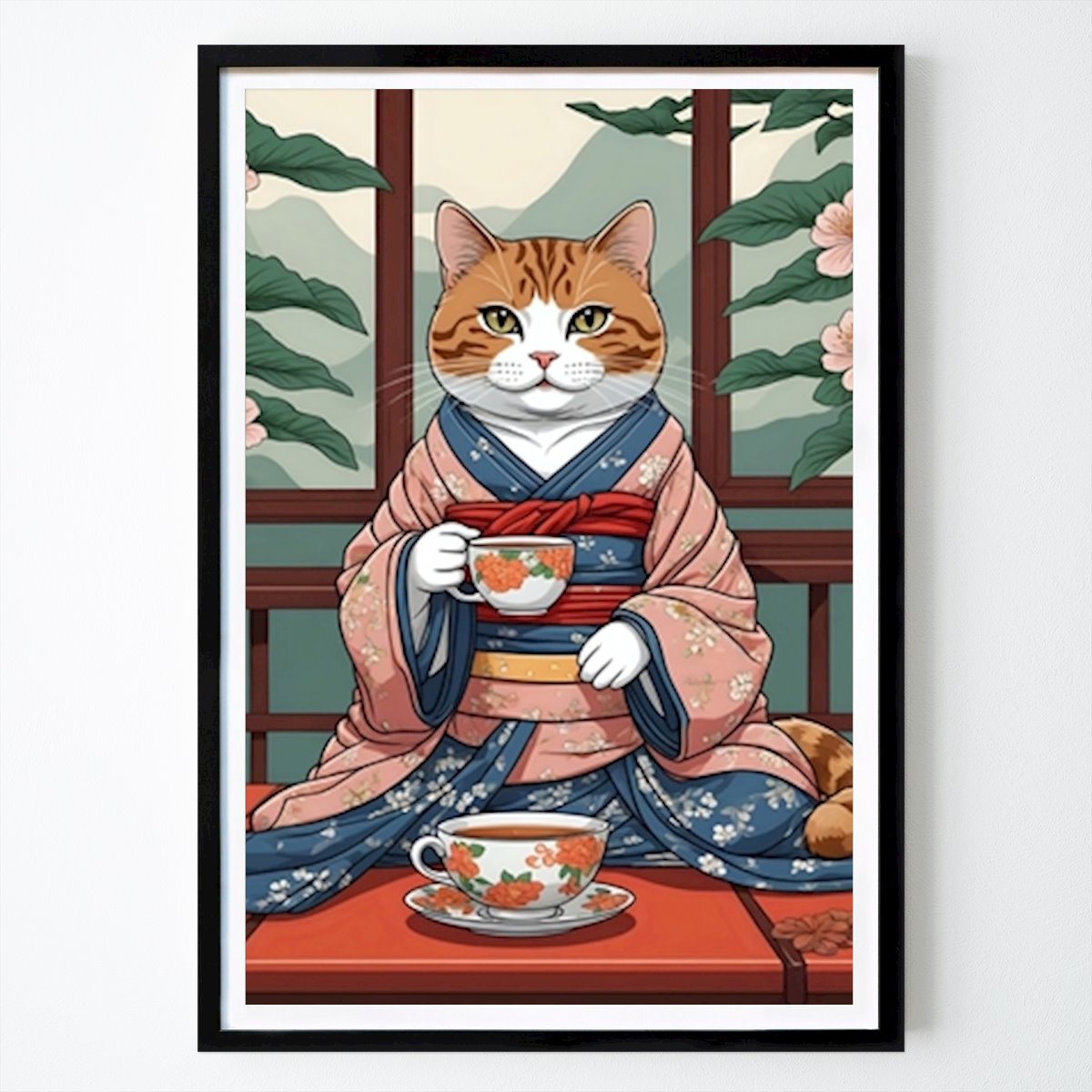 Kök Poster: Morgon katt av Lorenzo Ciriaca