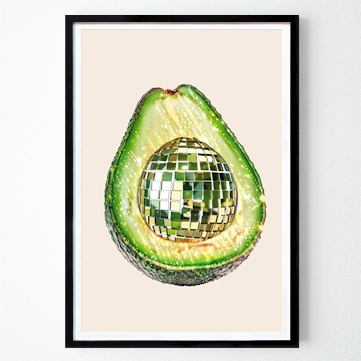 Szabadidő Poszter: Disco Ball avokádó Emme által