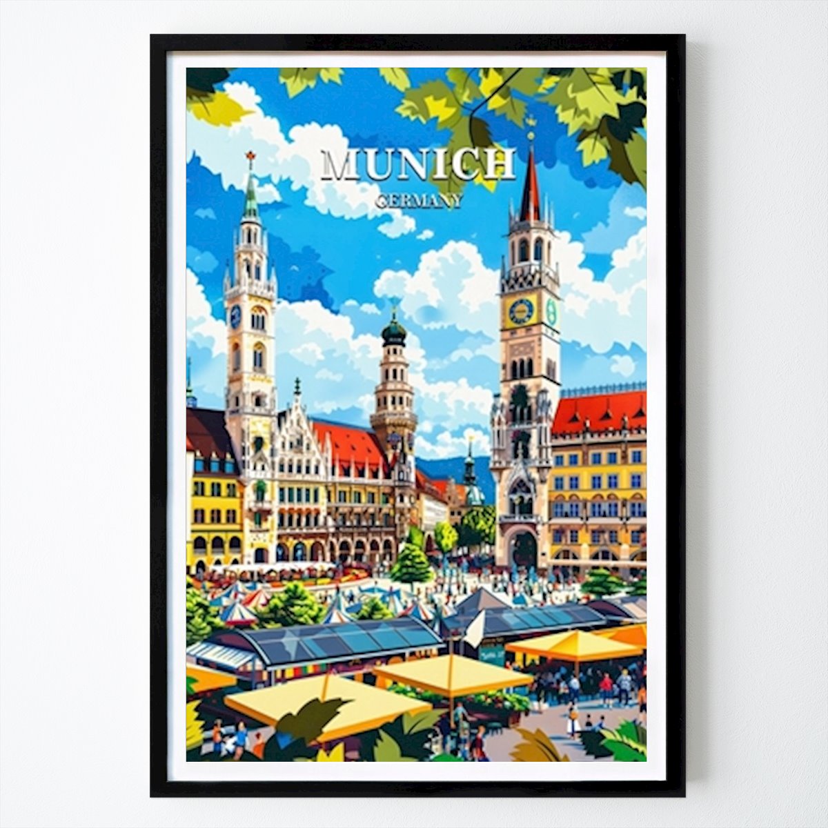Bayern Poster: München, Deutschland von Dustin deyer