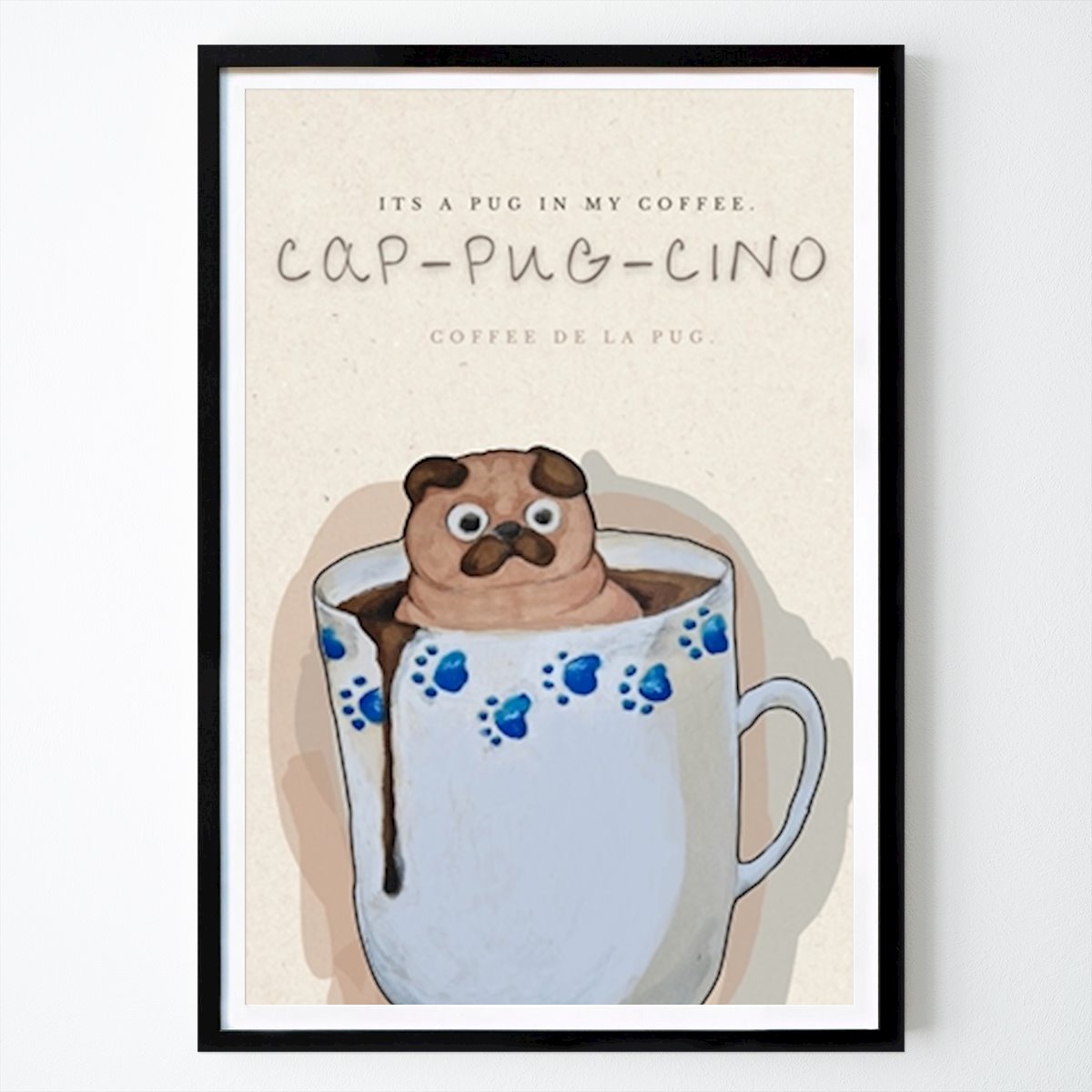Kinder Poster: Kaffee mit Topping von Sandra