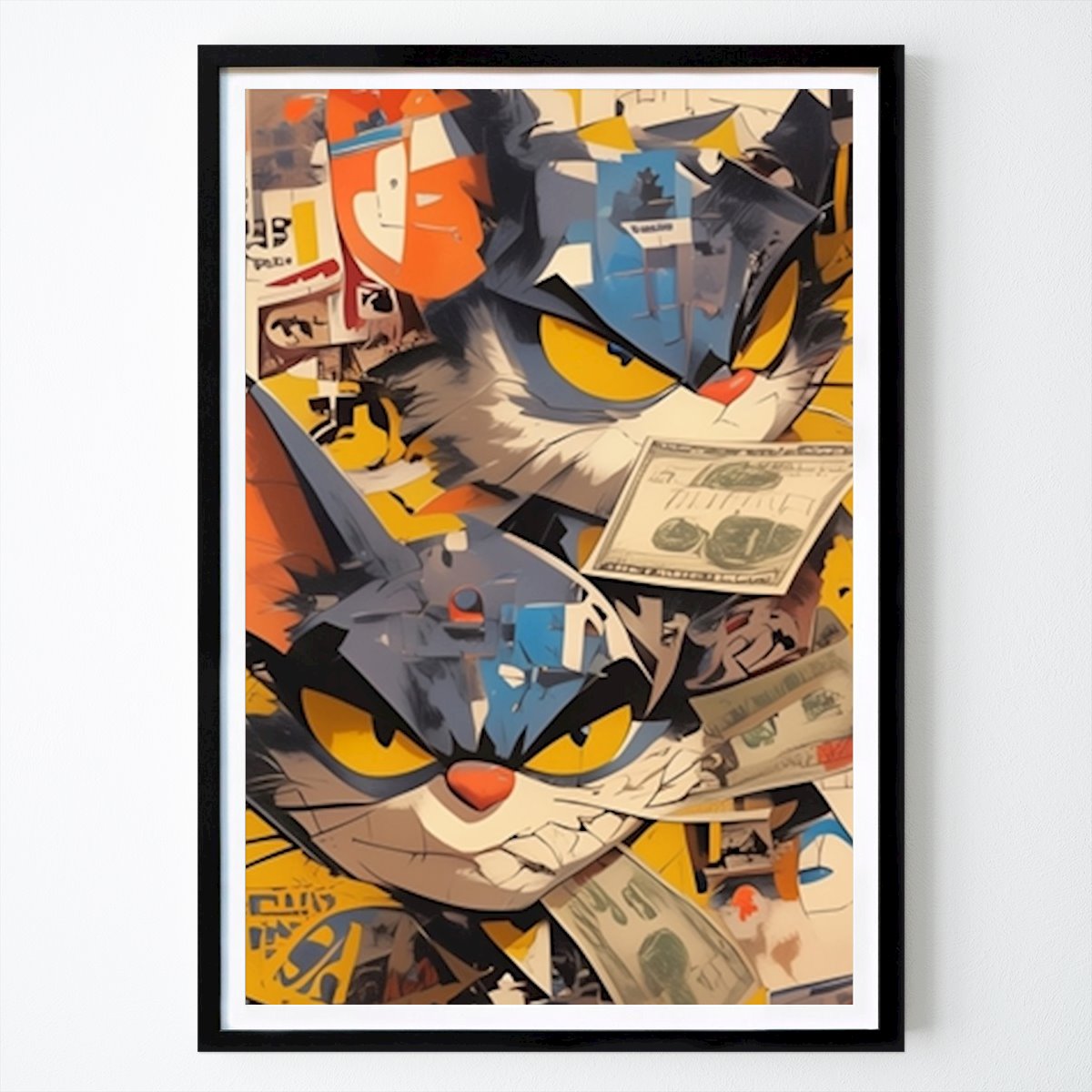 Retro & Vintage Poster: Toms and dollar by MUF ART