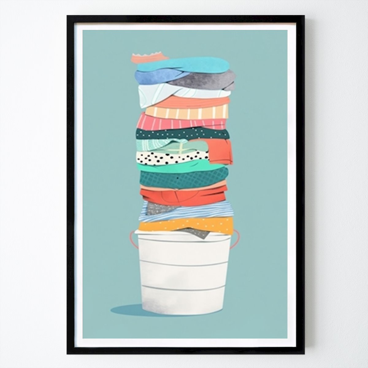 Nature Poster: Basket of clothes by Pham Anh