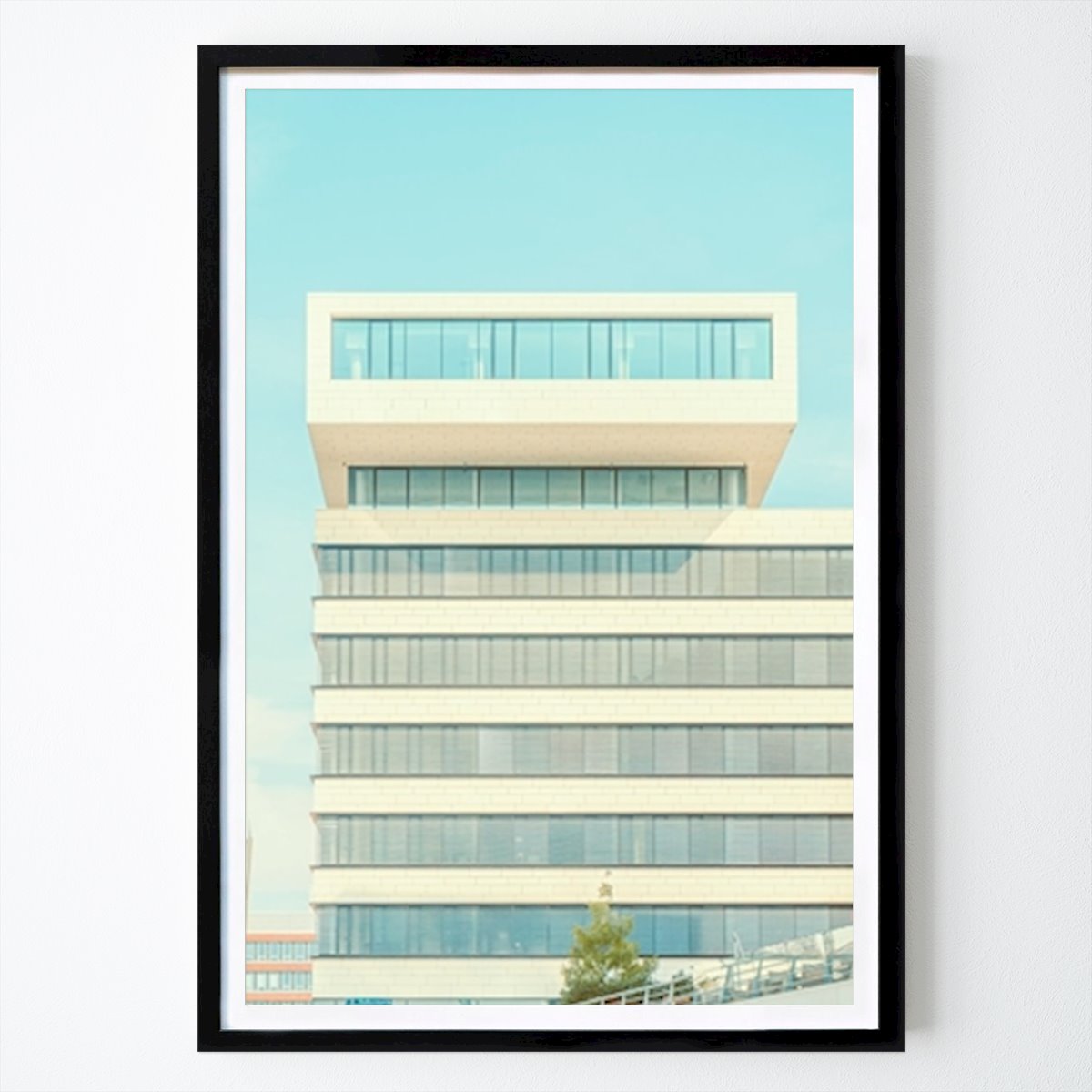 Hambourg Affiche: Centre d’accueil par Michael Schulz-Dostal