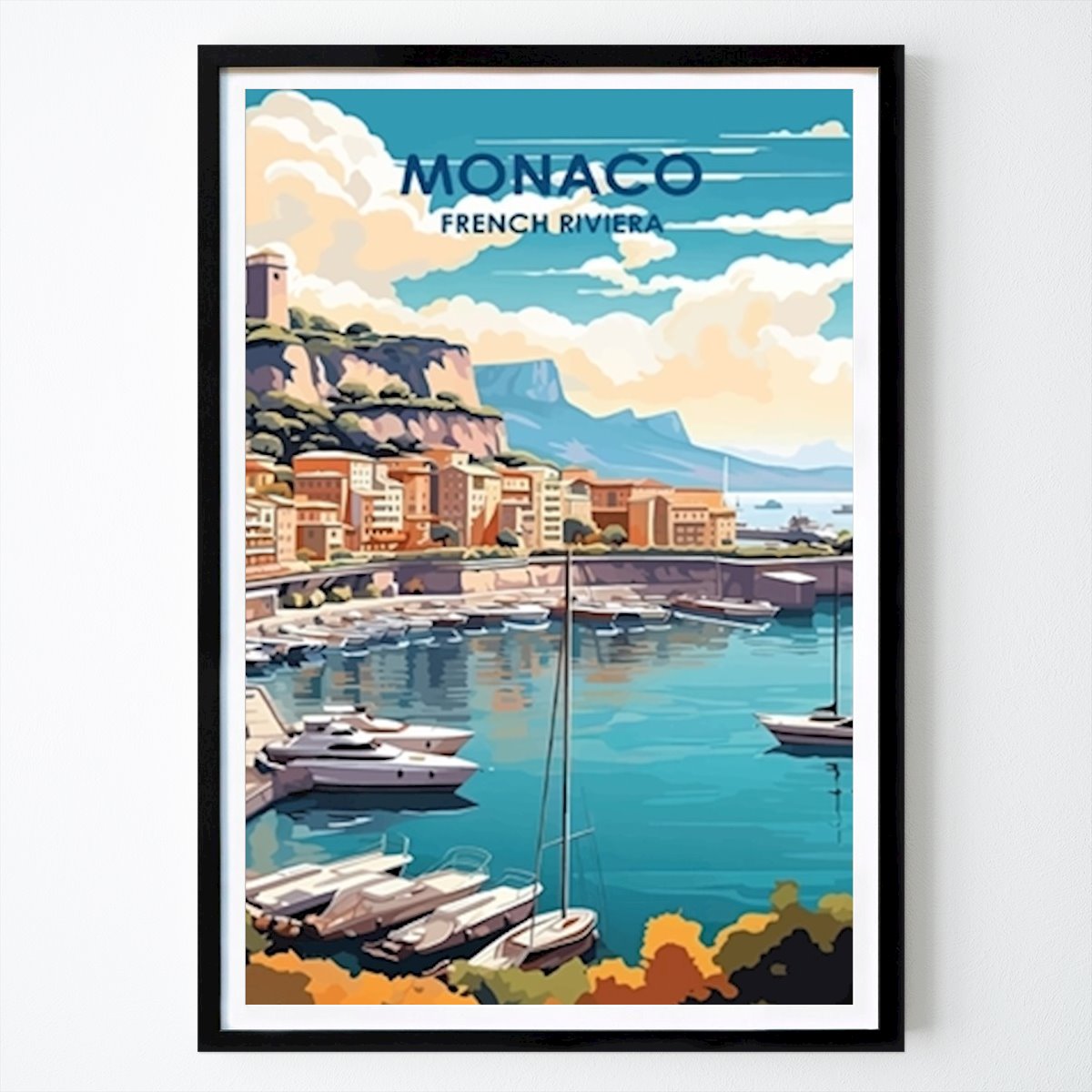 Città & Paesi Poster: Monaco place di Titik Nurcahyani