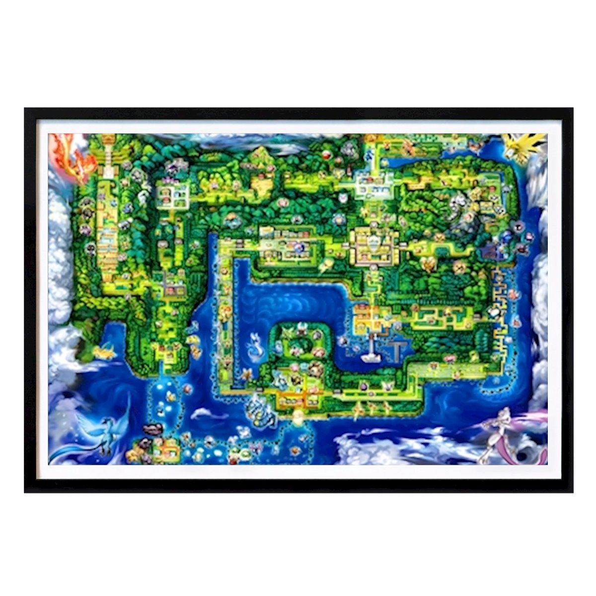 Architectuur & Design Poster: Gaming Kaart van Willona
