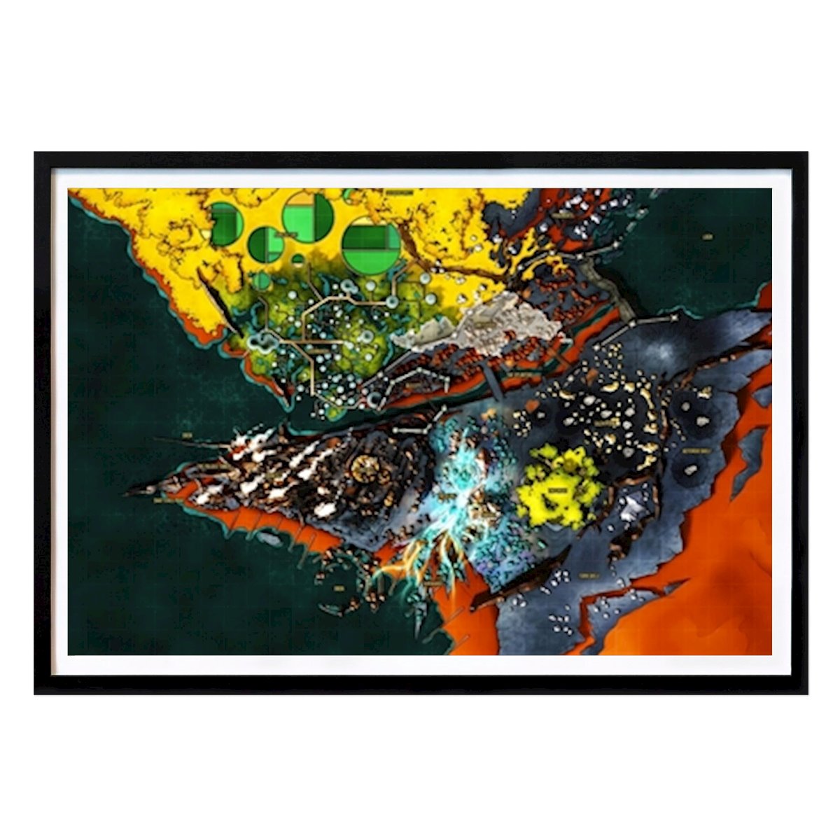 Architecture & Design Poster: Gaming Map by Willona