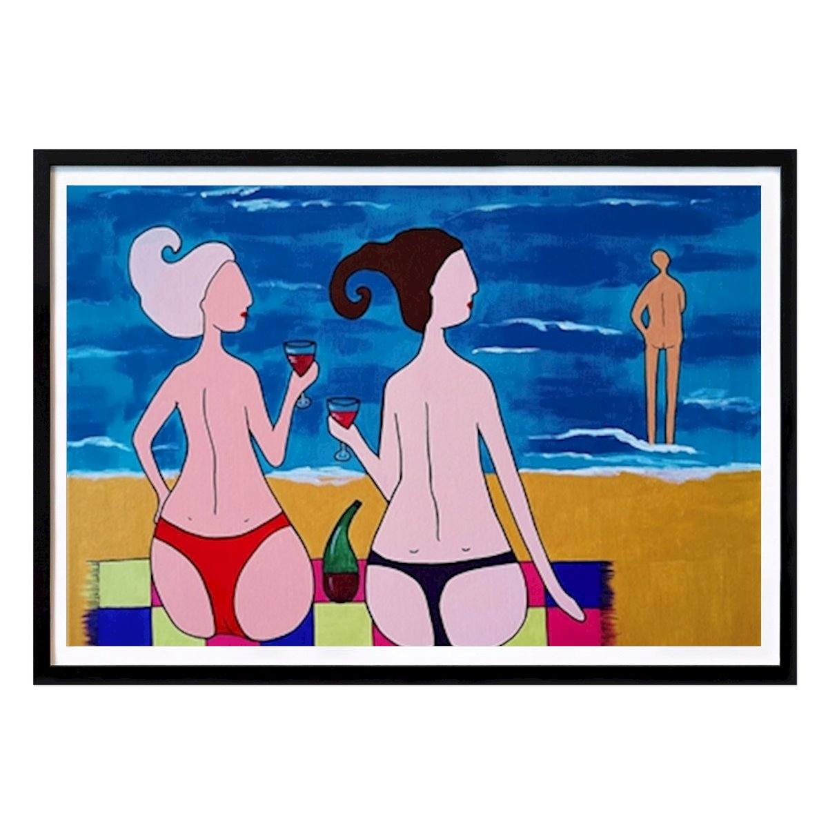 Pop Art Affiche: Rencontre du soir. par Natasha Vorn