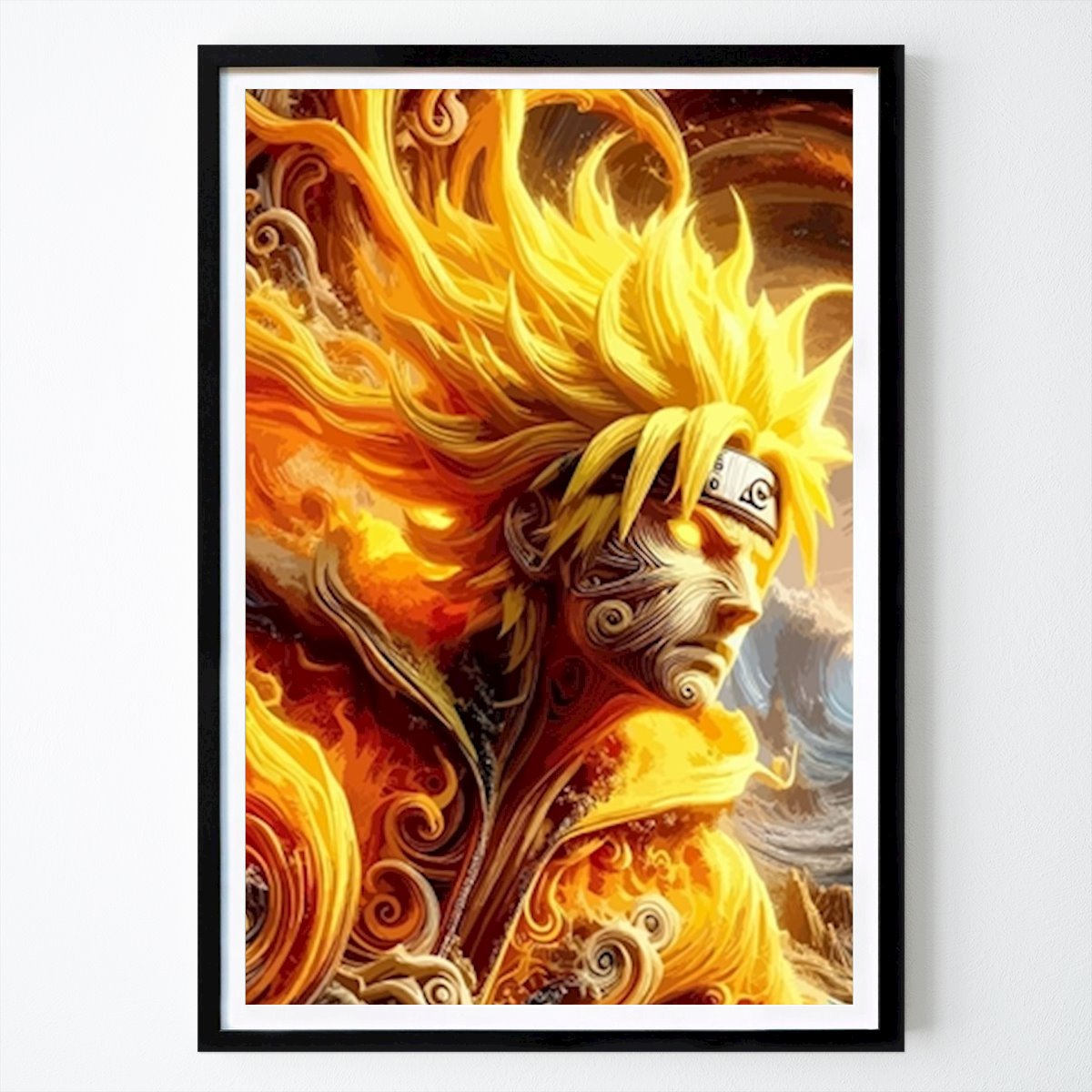 Artistic Poster: Naruto art Ai by Luna lykke