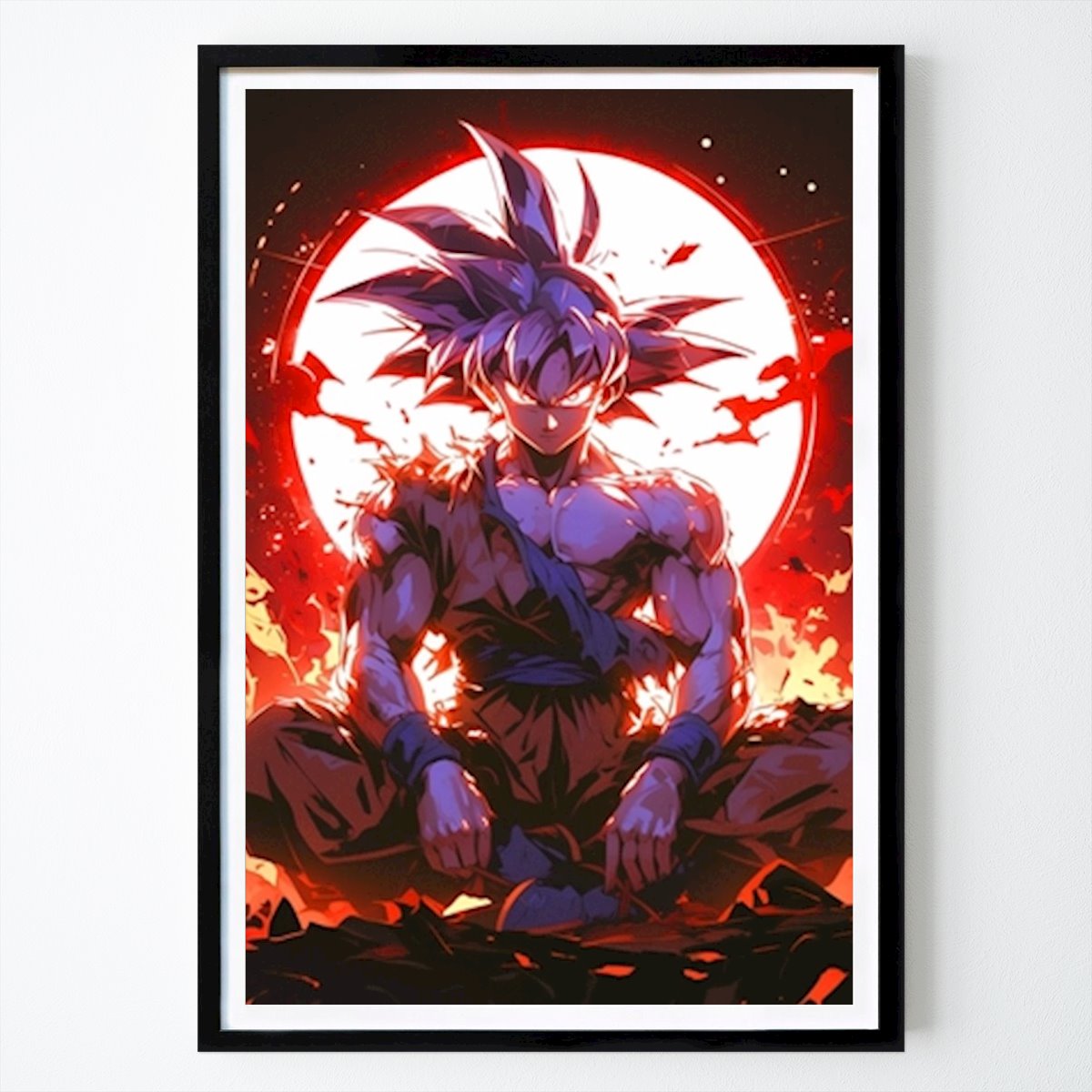 Mennesker & Portrætter Plakat: GOKU BLOODMOON av MAX MOEN