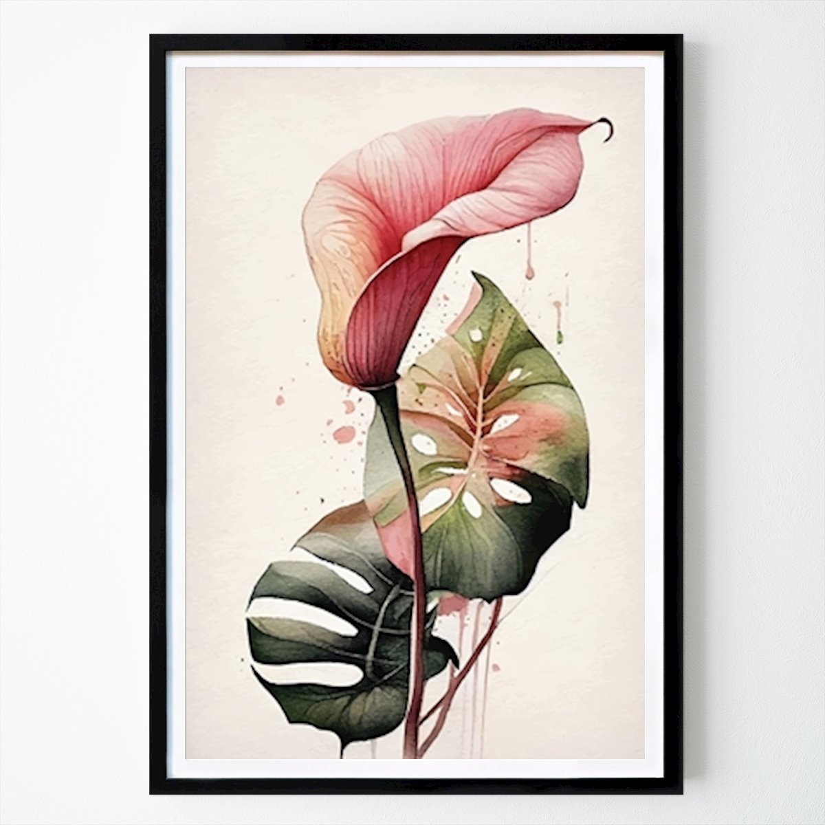 Botanical Poster: Calla Lily Flower by Kumi lailatun