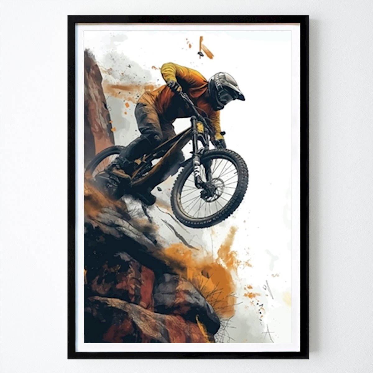 Hobby Poster: Downhill bike by Slamet marwiyah
