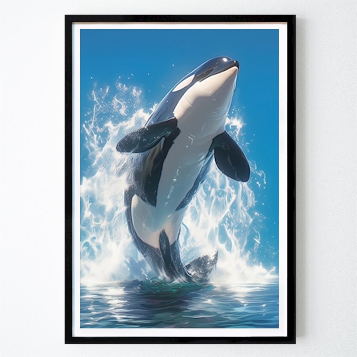 Dyr Plakat: Foto Orcinus spekkhoggerhopp av Adyas Art