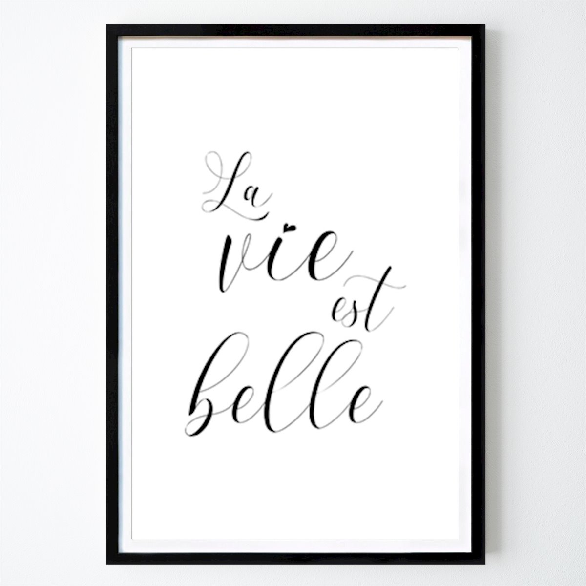 Citations Affiche: La vie est belle par Nouveau Prints